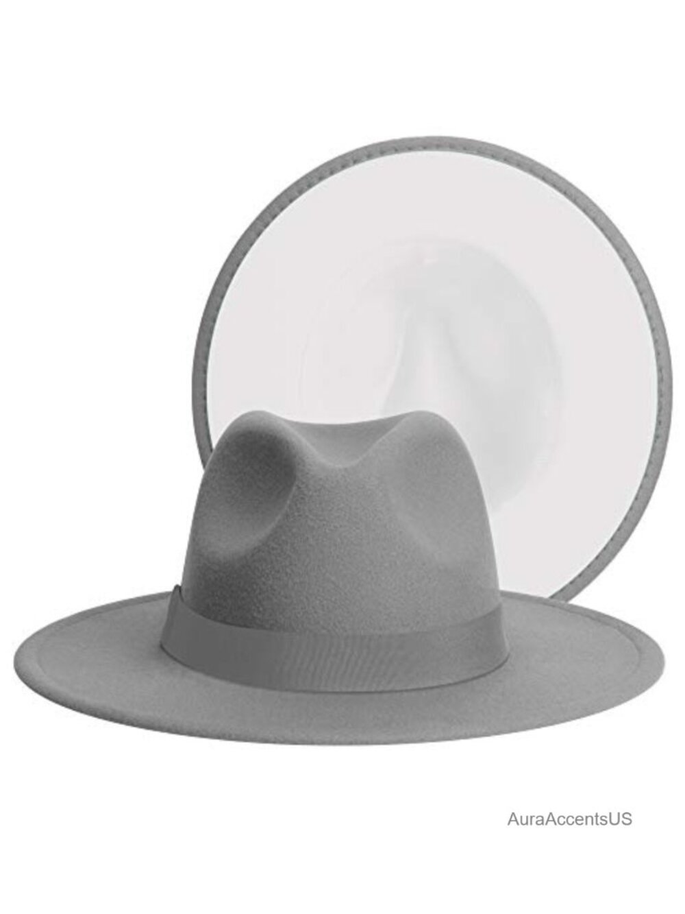 Wide Brim Fedora Hat Cotton Polyester Adjustable Unisex Dressy Casual